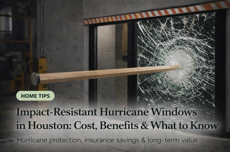 Impact-resistant hurricane windows Houston TX